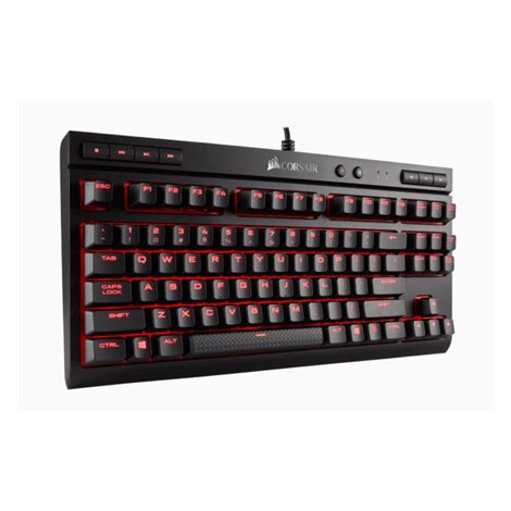 Corsair | CHERRY MX Red | K63 Compact | Mechanical Gaming Keyboard | Mechanical Gaming Keyboard | RGB LED light | US | Wired | R - 3